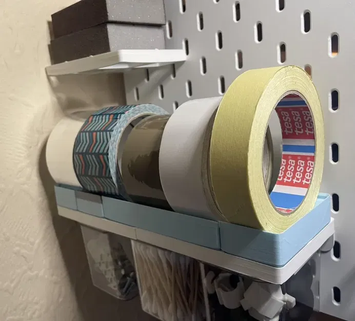 Kệ Skadis Gridfinity Cố Định - Móc Đa Năng, Khung, Không Nam Châm, Thêm Không Gian - Image 1