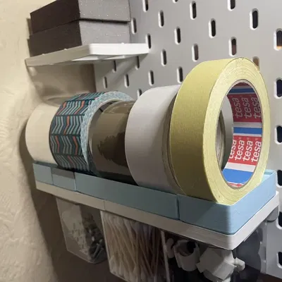 Kệ Skadis Gridfinity Cố Định - Móc Đa Năng, Khung, Không Nam Châm, Thêm Không Gian