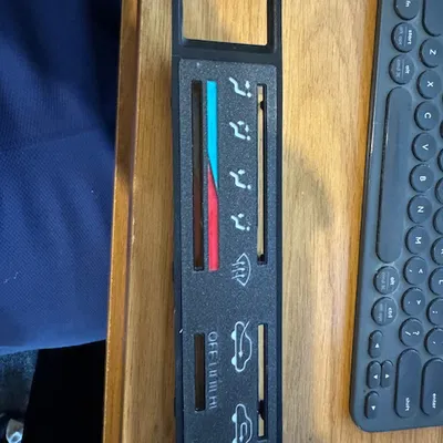 Tấm Nhựa Thay Thế Hốc Chỉnh Nhiệt Độ Xe Toyota Hilux