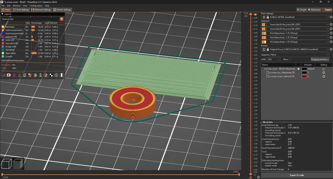 Chụp Vít Trục Z (MK3S+) - Phiên Bản Cải Tiến - Image 2