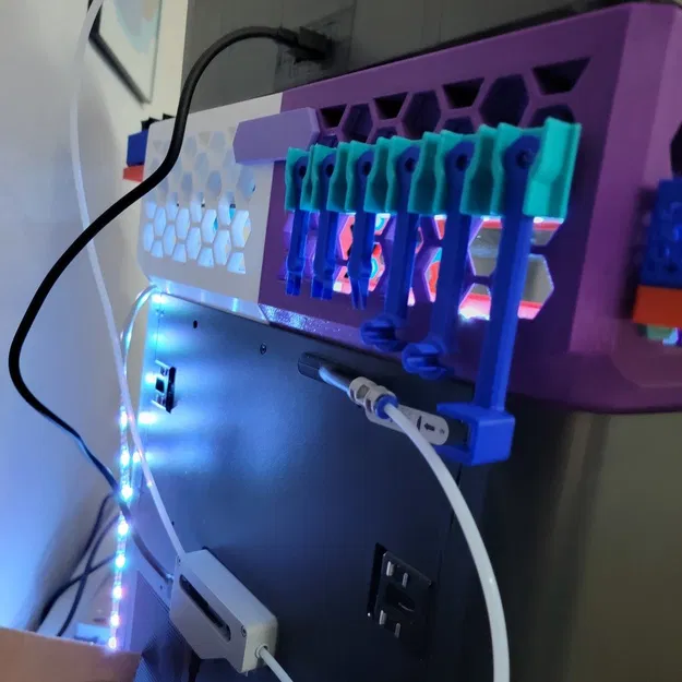 Giá đỡ dụng cụ Bambu cho Tường Lưu trữ Tổ ong & Riser X3D-v3 - Image 3