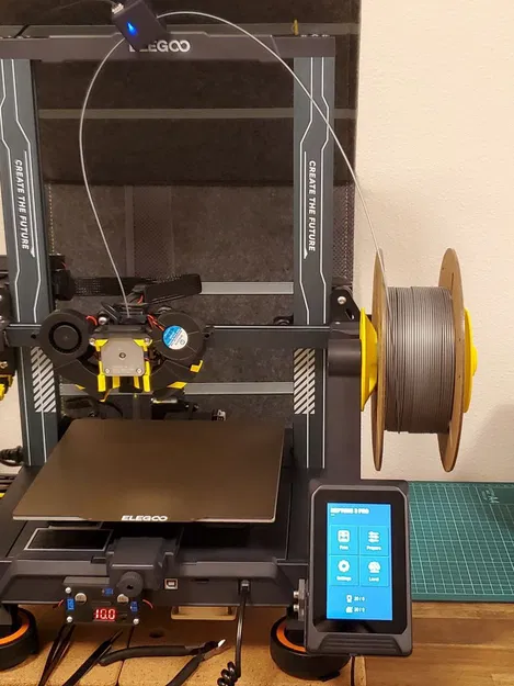 Di chuyển giá đỡ cuộn dây sang góc trước bên phải cho Elegoo Neptune 3 Pro - Image 1