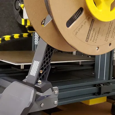 Di chuyển giá đỡ cuộn dây sang góc trước bên phải cho Elegoo Neptune 3 Pro