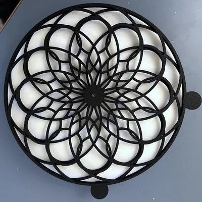 Đồng hồ treo tường "nghệ thuật động" hình học