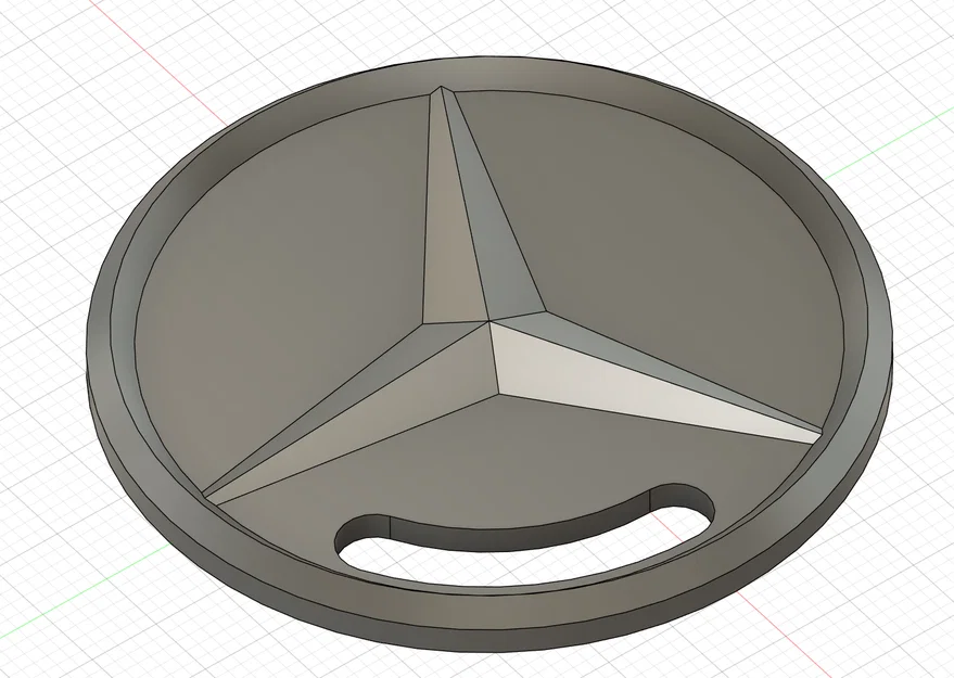 Móc Khóa Mercedes Đơn Giản - Image 1