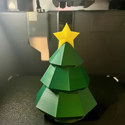 Cây Thông Noel Có Đèn Sao (Bộ Đèn LED Bambu 001)