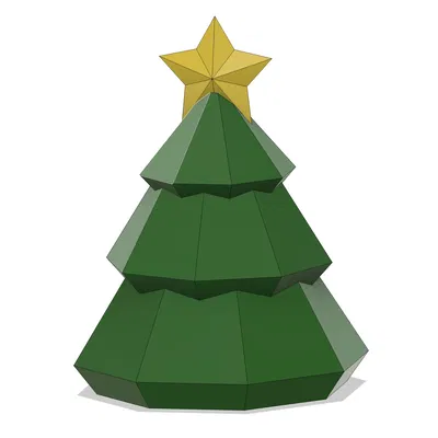 Cây Thông Noel Có Đèn Sao (Bộ Đèn LED Bambu 001)