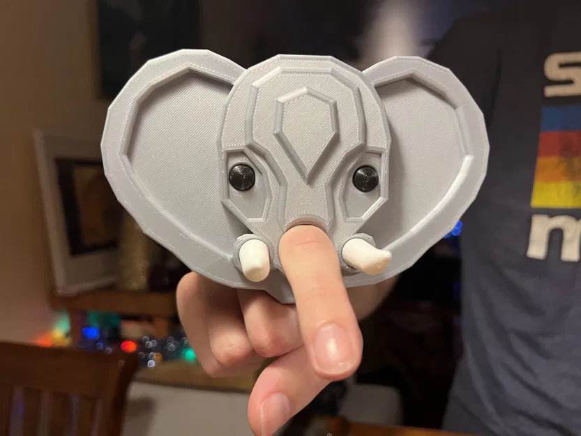 Tượng Voi Đeo Ngón Tay Cho Bé - Image 1