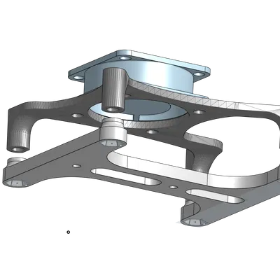 Giá đỡ DIN rail cho Raspberry Pi kèm chụp quạt 30mm