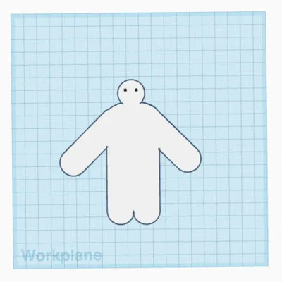 Baymax Gingerbread Man