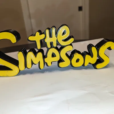 Logo The Simpsons - Đồ Trang Trí