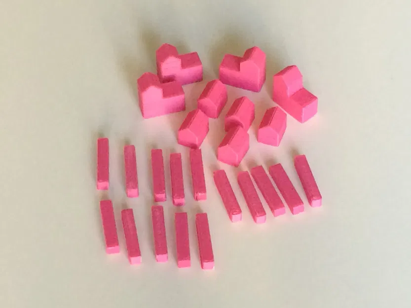 Bộ quân cờ Settlers of Catan đầy đủ - Image 1