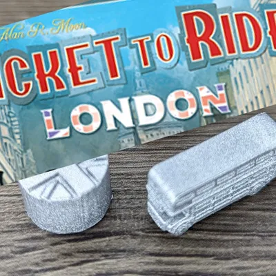 Xe Buýt Hai Tầng London Dễ In