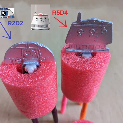 Scribblebots Chủ đề R2D2 và R5D4