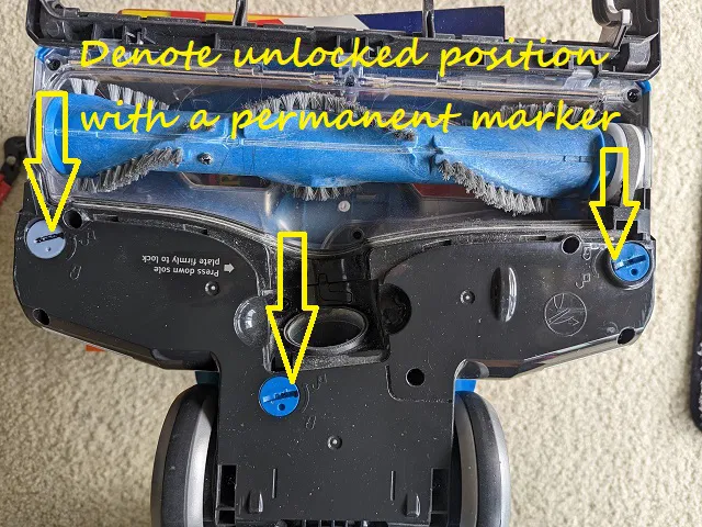 Chốt khóa đế máy hút bụi Shark - Image 5