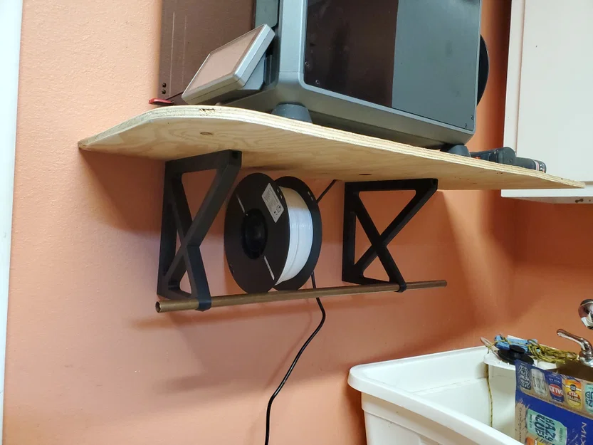 Giá đỡ kệ máy in kèm chỗ chứa dây tóc - Image 1