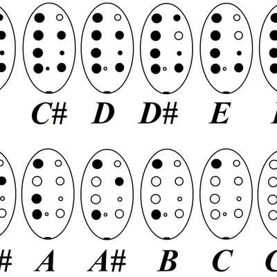 Ôcarina Dễ In 9 Lỗ Dạng Inline