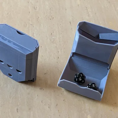 Hộp Tháp Đổ Xúc Xắc Tương Thích D20 Dễ In