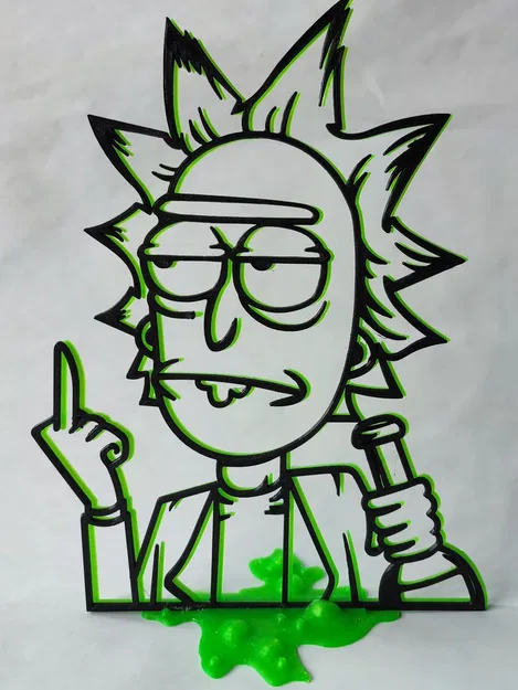 Rick Sanchez Silhouette Remix Remix - Image 1