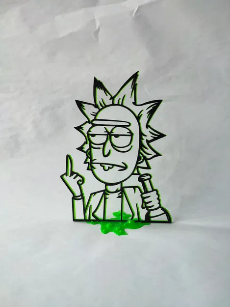 Rick Sanchez Silhouette Remix Remix - Image 2