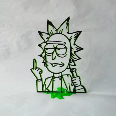 Rick Sanchez Silhouette Remix Remix