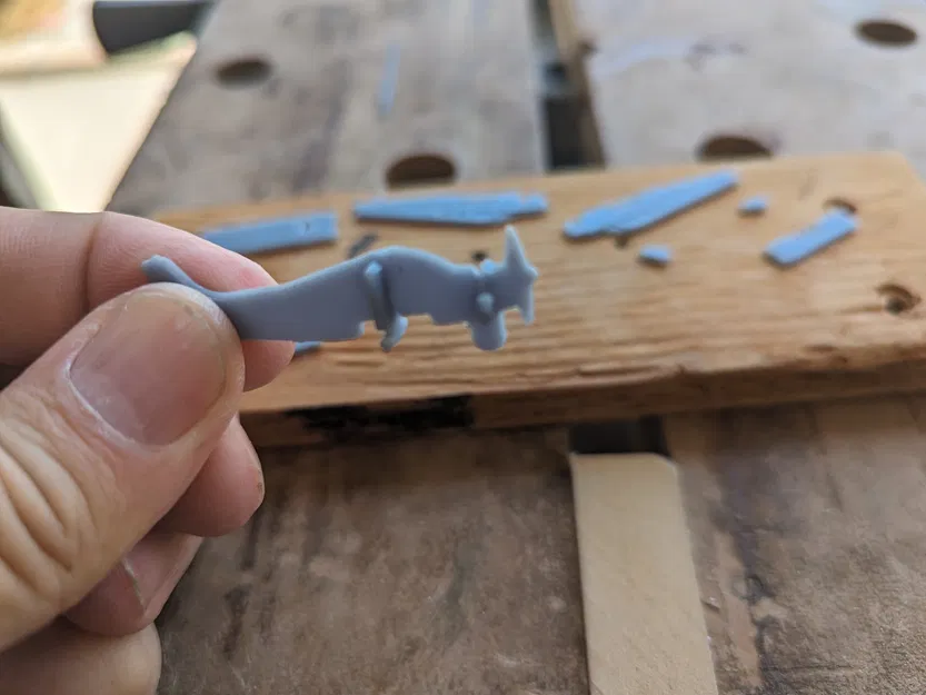 Mô hình máy bay Beechcraft Musketeer B23 dạng Kit Card - Image 3