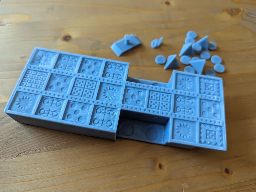 Bàn Cờ Hoàng Gia Ur Cỡ Du Lịch Gọn Gàng - Image 4