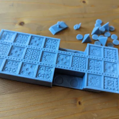 Bàn Cờ Hoàng Gia Ur Cỡ Du Lịch Gọn Gàng