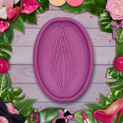 Khuôn cắt/con dấu bánh quy hình âm hộ Erotic