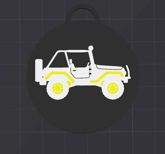 Móc khóa offroad 4x4 - Image 1