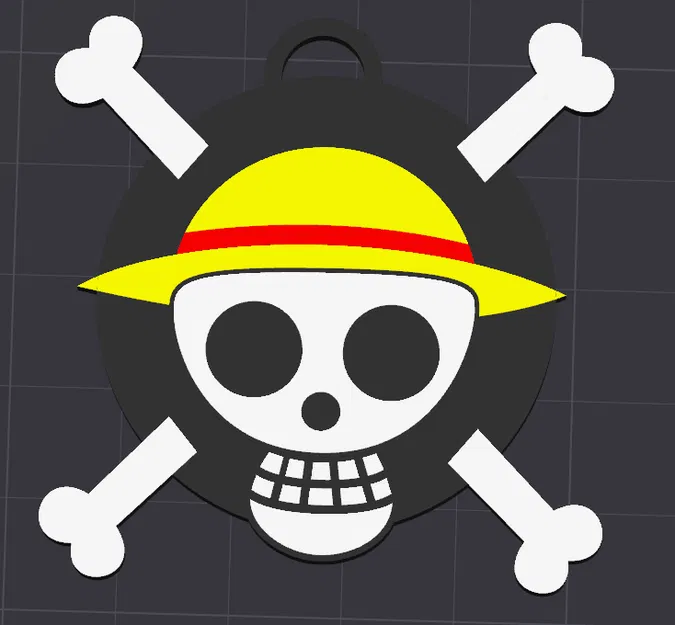 Móc Khóa Logo One Piece Siêu Chất - Image 1