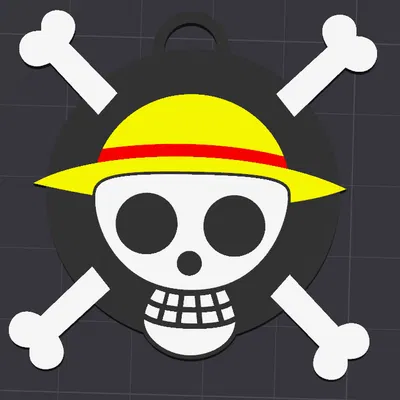 Móc Khóa Logo One Piece Siêu Chất