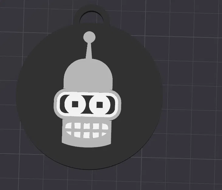 Móc Khóa Bender Futurama Siêu Chất - Image 1