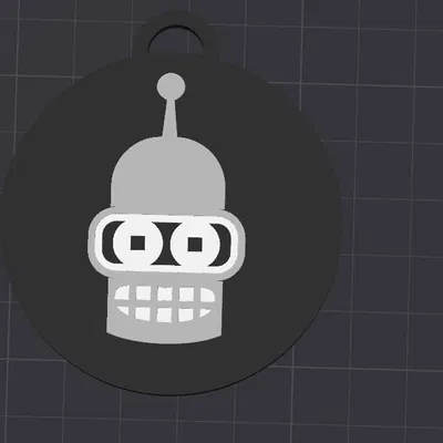 Móc Khóa Bender Futurama Siêu Chất