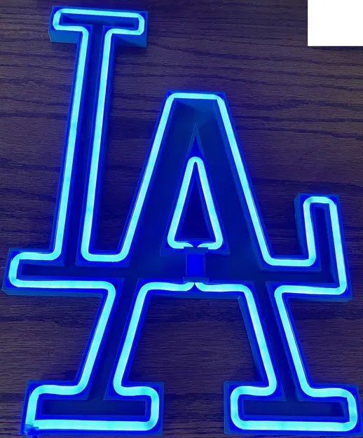 Biển Đèn LED Logo Dodgers - Image 1