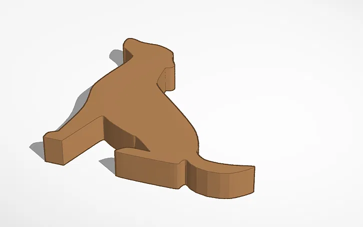 Mô Hình 3D Chó Dễ In - Image 1