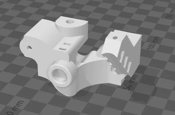 Giá đỡ ECAS và giảm căng cho bộ cắt sợi nhựa BIQU H2 - Image 2