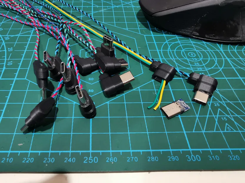 Đầu cắm USB Type C góc 90 độ đực - Image 2