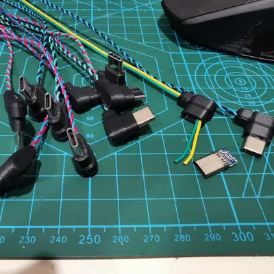 Đầu cắm USB Type C góc 90 độ đực