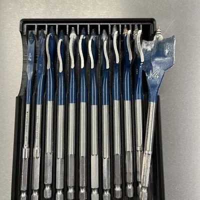 Hộp đựng mũi khoan Spade Gridfinity 3x4x3