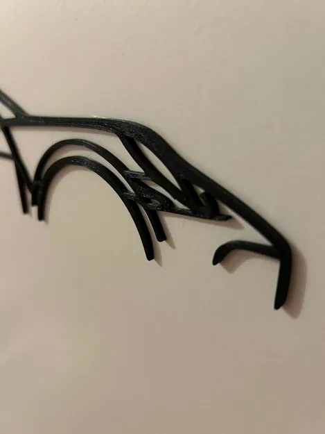 Trang trí tường hình bóng Porsche 911 992 GT3RS - Image 3