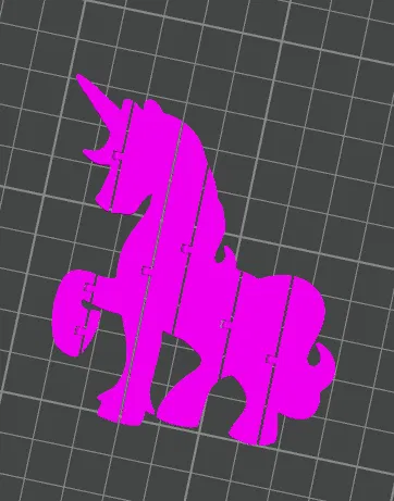 Kỳ Lân Co Giãn Được - Mẫu 3D Flexi Unicorn - Image 1