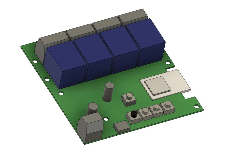 Vỏ Hộp Relay Zigbee Tuya Thông Minh 4 Kênh Newgoal - Image 11