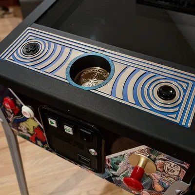 Khay Cốc & Công Tắc Phụ Cho AtGames Legends Pinball