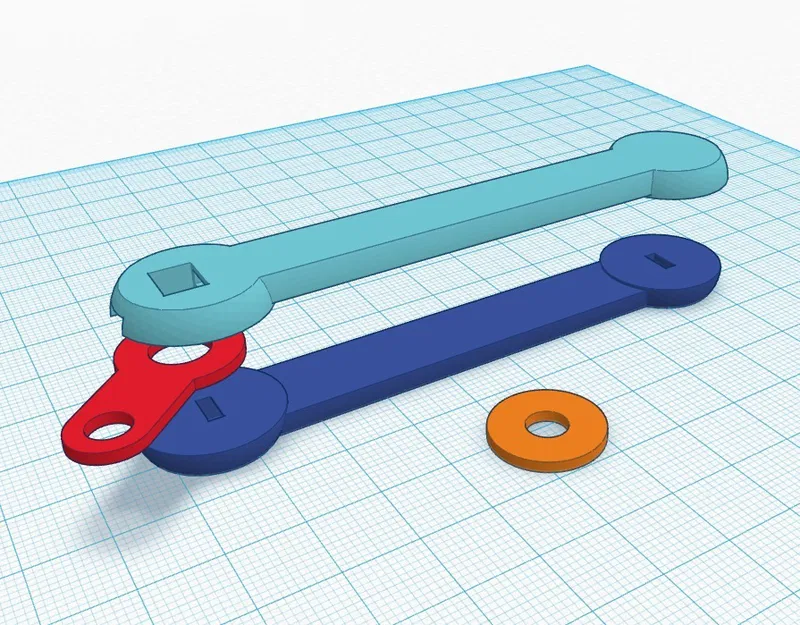 Móc chìa khóa không cần ốc vít - Image 3