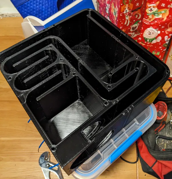 HexiBox Series: Loa siêu trầm Bandpass bậc 7 Dayton TCP115-4 remix: cho máy in nhỏ hơn và khớp nối khác - Image 1