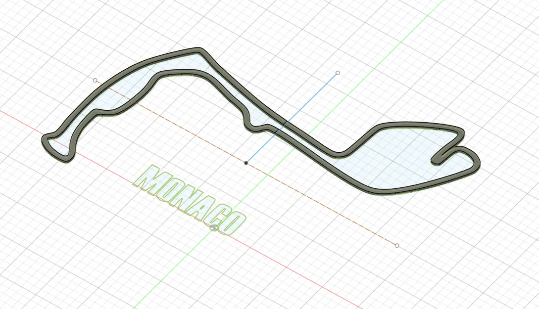 Trang trí tường hình bóng đường đua F1 Monaco - Image 2