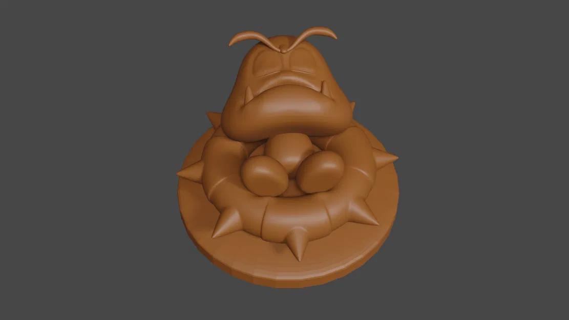 Mô hình Goomba Lốp Xe Phong cách Mario, Mini D&D Để Bàn - Image 1