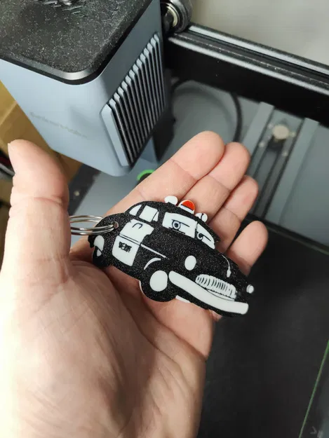 Móc Khóa Cảnh Sát Trưởng Xe Cars - Image 1