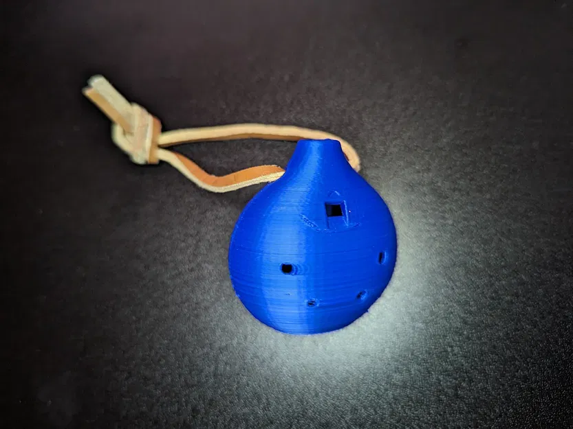 Ống sáo Ocarina 6 lỗ dễ in đeo cổ - Image 2